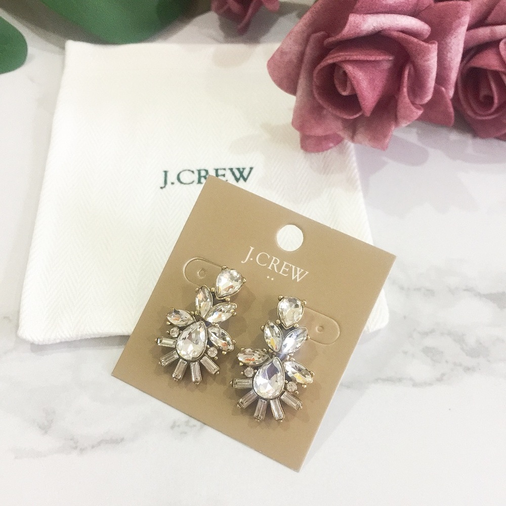 🆕 NWT beautiful J.Crew earrings （super shinning）
